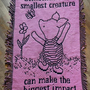 Classic Pooh Piglet&#39;s Big Impact - Blanket PATTERN ONLY