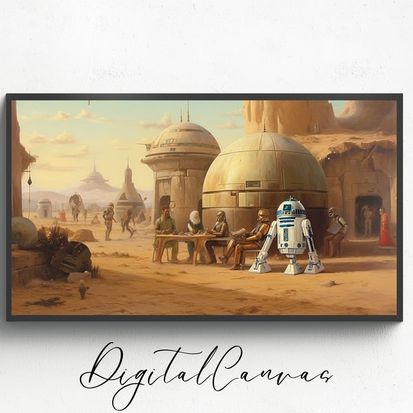 TV Frame Art | Star Wars Digital Décor | Vintage Art For Frame TV | Digital TV Wallpaper Download