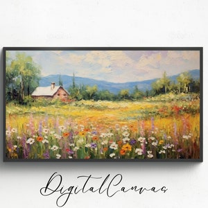 Samsung Frame TV Art | Vintage Summer Painting | Art For Frame TV | Digital Art Décor