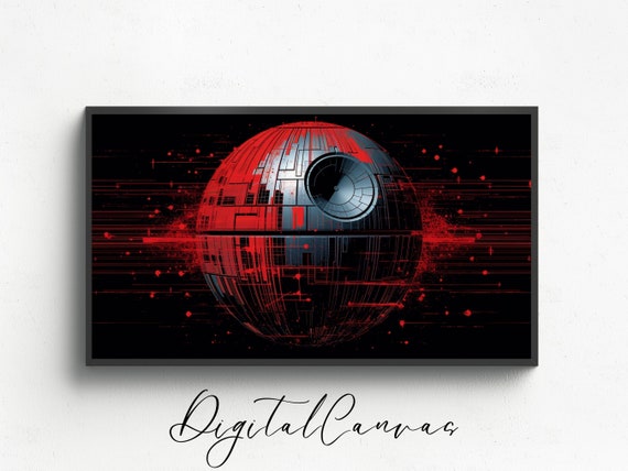Samsung Frame TV Art | Star Wars | Death Star | Darth Vader | Digital Art Décor