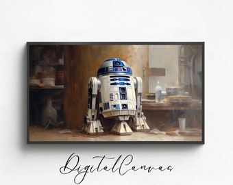 Samsung TV Frame Art | Star Wars Oil Painting | Samsung Frame TV Art | Digital TV Wallpaper | Art Decor |