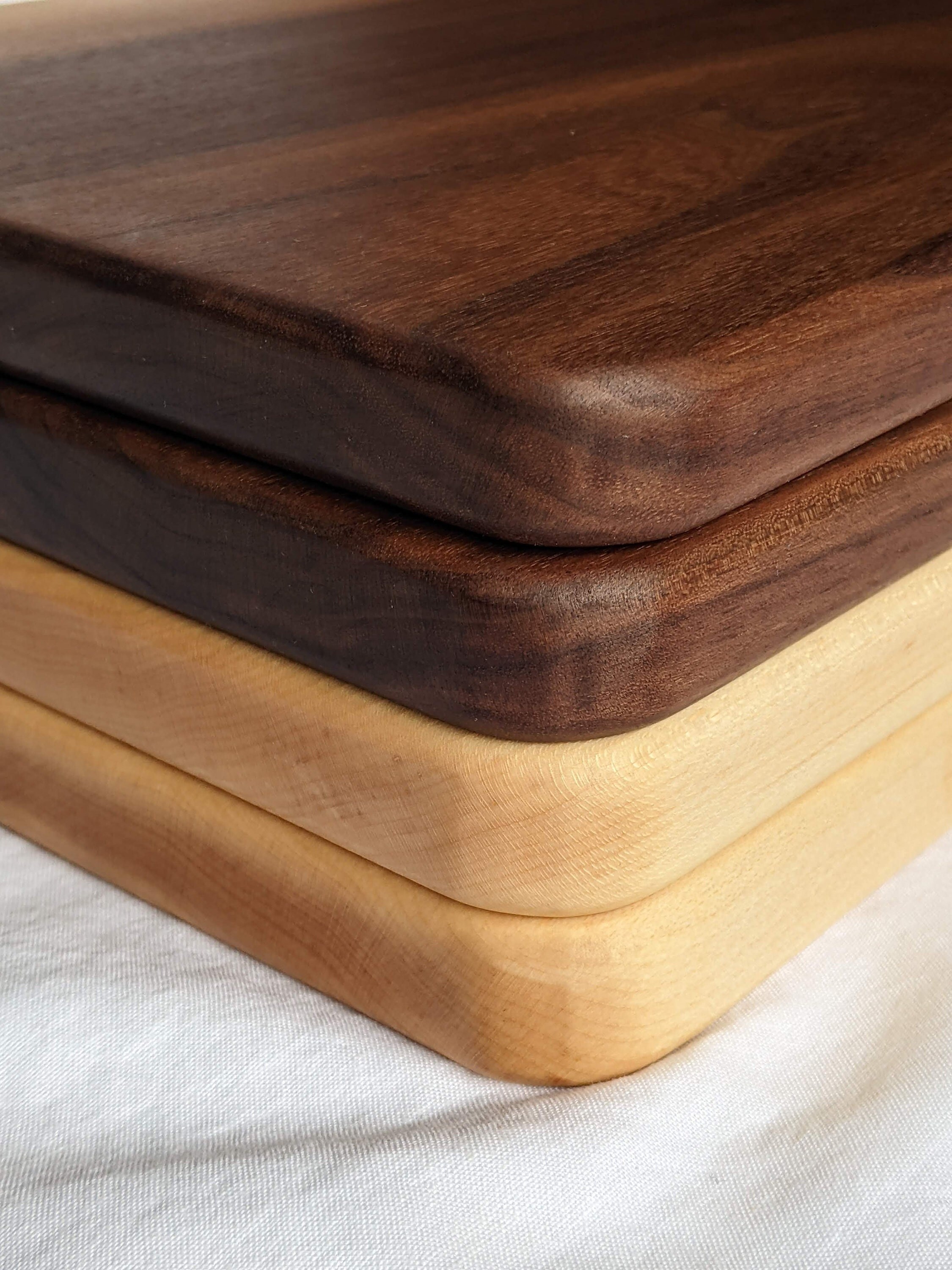 Non Toxic Walnut Cutting Board With Handle, Walnut Charcuterie Board Etsy