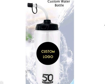 Personalisierte Wasserflasche / Sportwasserflasche / individuelles LOGO