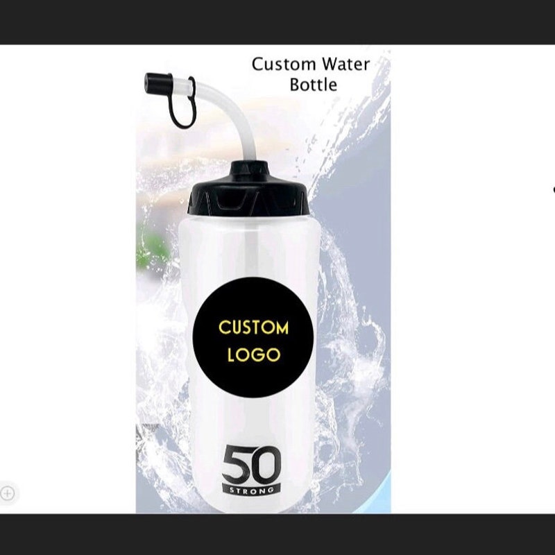 Custom Logo Printed Water Bottles - Etsy