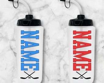 Gourde de hockey personnalisée / Gourde de hockey / Gourde de sport / Personnalisée
