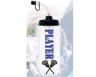 Personalized Lacrosse Water Bottle / Lacrosse Water Bottle / Sports water bottle / custom