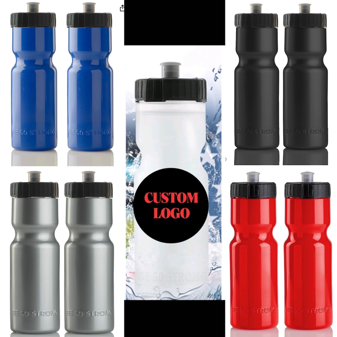 Personalized Water Bottle / Sports Water Bottle / Custom LOGO Etsy