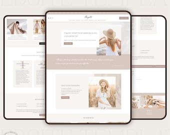 Squarespace Template Therapeut | Therapeut Website Template für Squarespace 7.1 | Coach Webseite