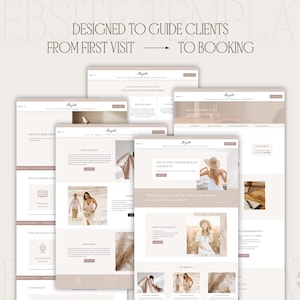 Squarespace Template for Therapists - designed to guide clients