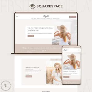 Squarespace Template for Therapists preview
