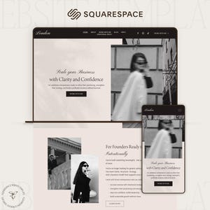 Squarespace Template for High Ticket Coach | Business Coaching Website ...