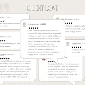 Squarespace Template for Therapists 5 start reviews