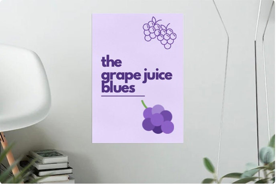 Grape Juice Blues Digital Art Print Harry Styles Grapejuice Etsy