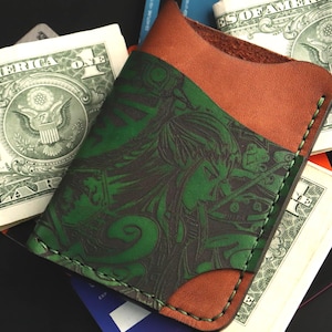 Zelda Triforce Leather Wallet: Minimalist Gamer Gift