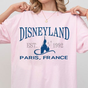 Disneyland Est 1992 Paris Shirt, Disneyland Paris Frace Shirt, Magic Kingdom Shirt, Disney Family Vacation 2024 Shirt