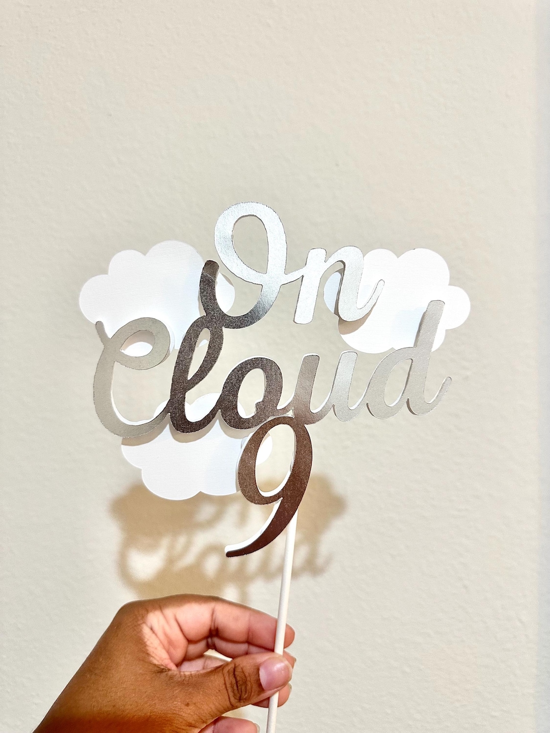 On Cloud 9 Birthday Decorations On Cloud 9 Cake Topper - Birthday Party ...