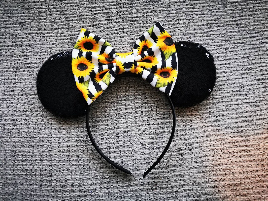 Disney Mickey Headband Ears Moana Snow White Minnie Etsy