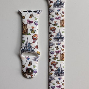 Apple compatible Disney Inspired Castle Parks watch strap