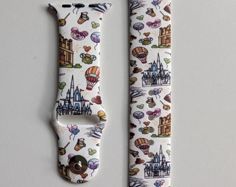 Apple compatible Disney Inspired Castle Parks watch strap