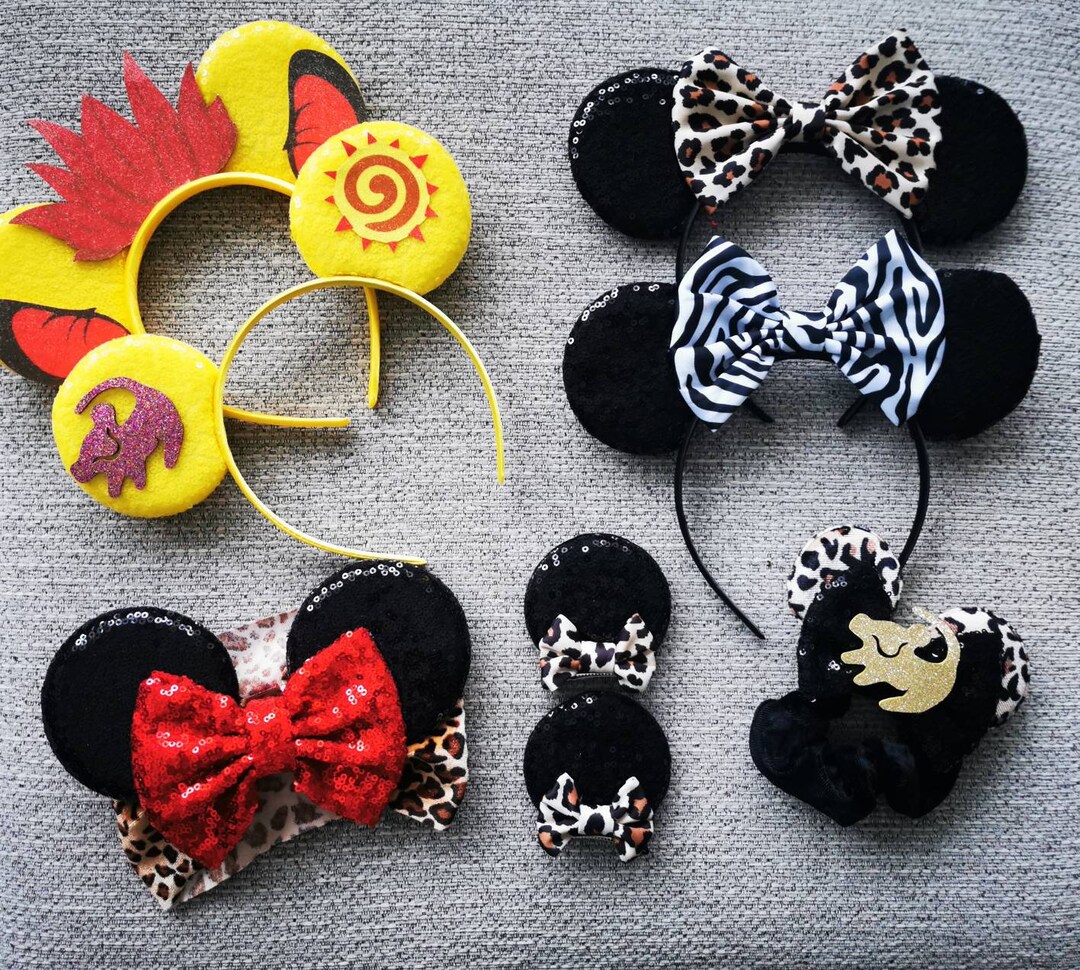 Disney Simba Headband Ears Boys Mickey Lion King Animal Etsy UK