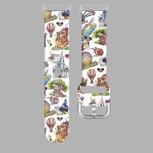 Disney Inspired Universal Watch Strap Compatible with Fitbit Apple Samsung