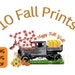 Fall Printables Set of 10 - Etsy