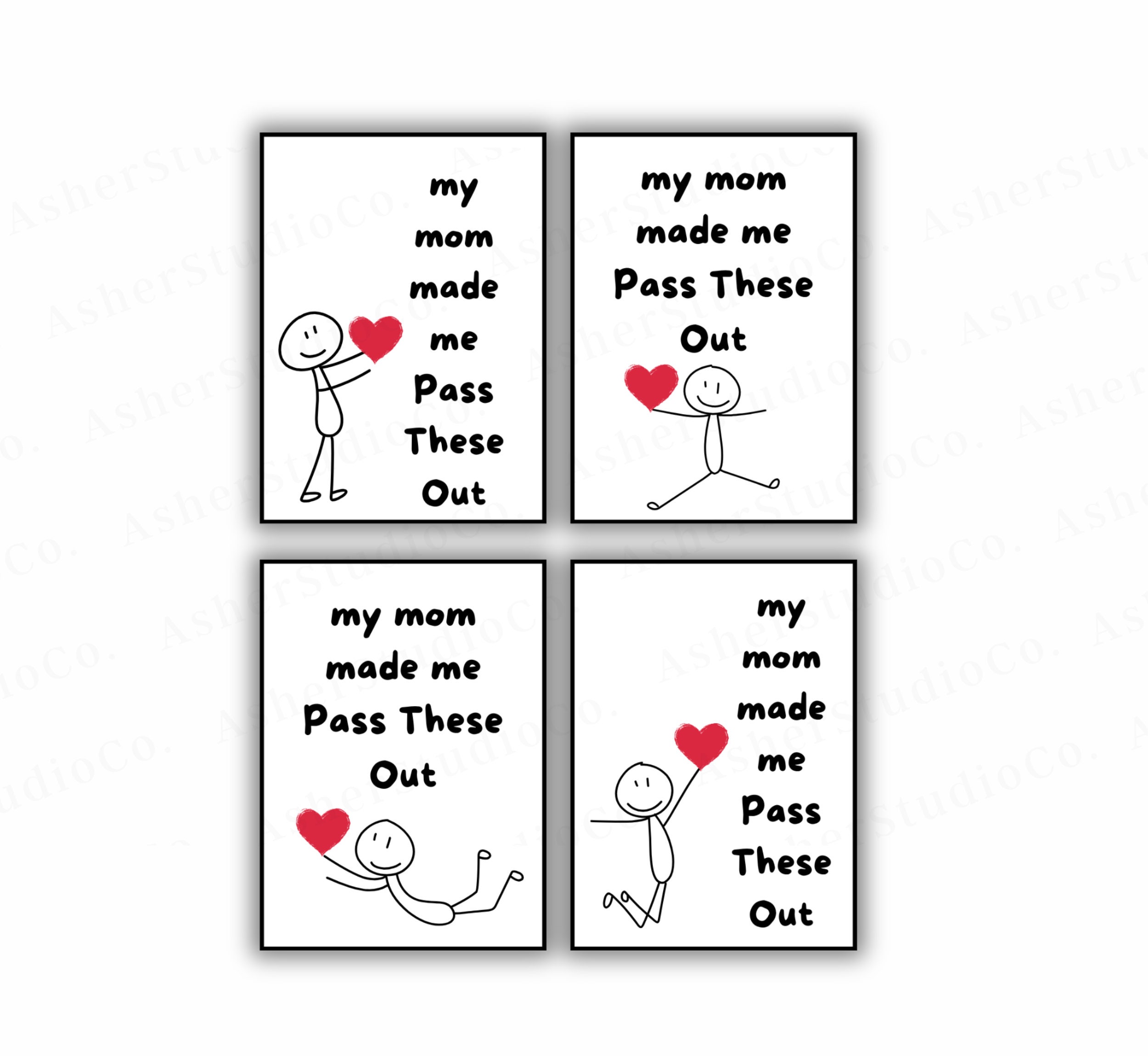 Kids Funny Valentine Cards Funny Valentine s Day Card Printable Classroom Valentines School