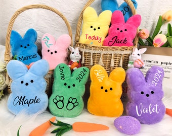 Personalized Plush Peeps、Personalized Peeps Bunny、Easter Peeps Plush For Kids、Easter Bunny Gift for kids、Doll Personalized Stuffed Peep