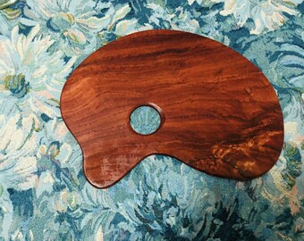 Rosewood Wood Palette Palette of Dolphin Shapes Wooden Palette