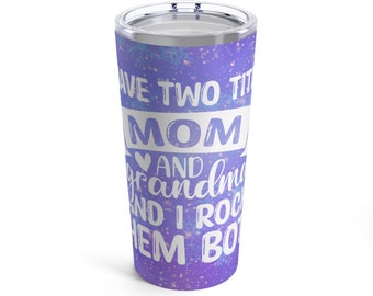 Personalized Mom 20 oz Tumbler - Custom Name Drinkware