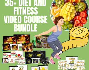 Mais de 35 pacotes de cursos de vídeo e e-book sobre dieta e condicionamento físico, ganhe dinheiro online, saúde e condicionamento físico