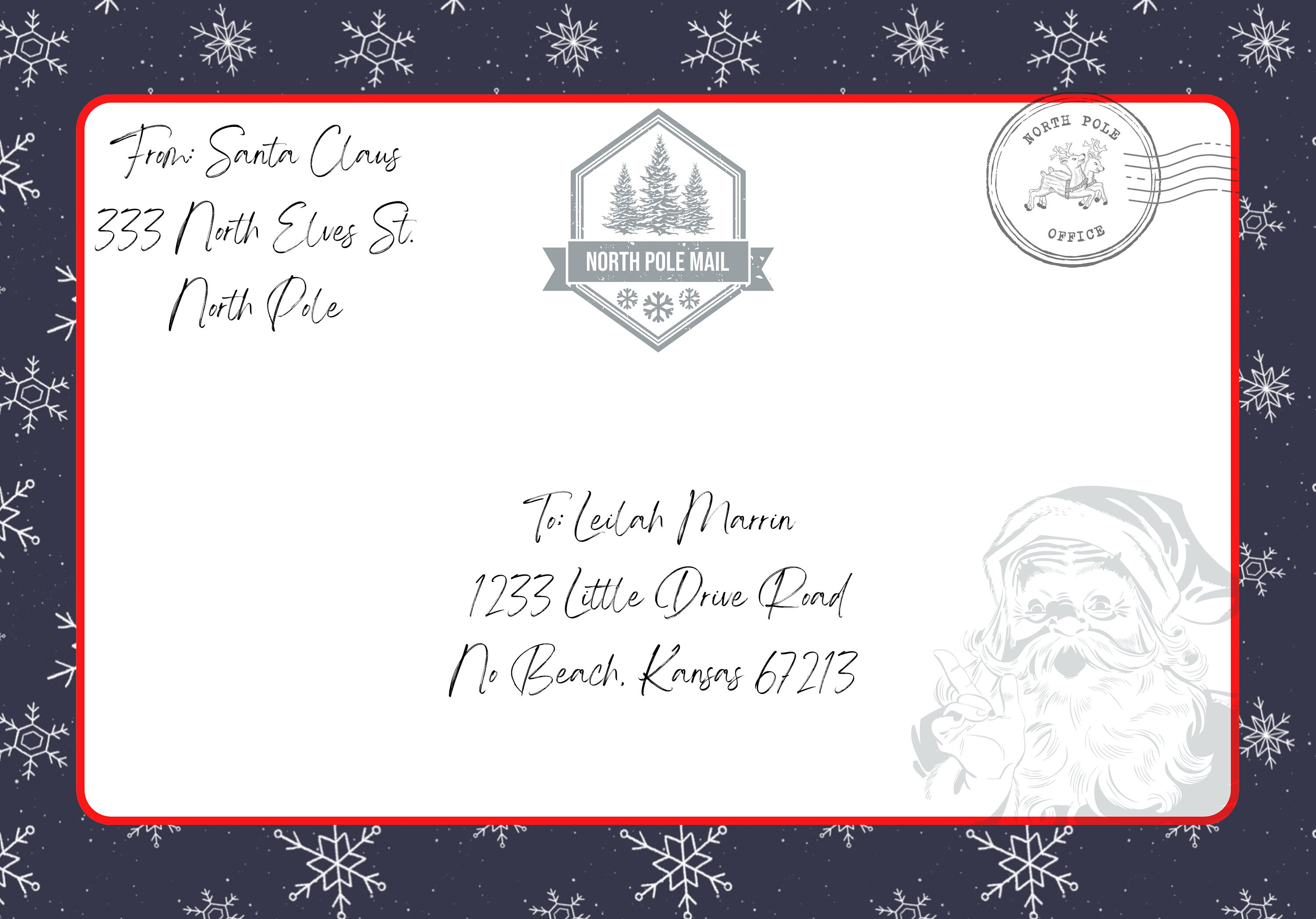 Personalized Santa Letter Set - Etsy
