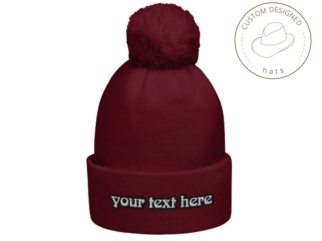Personalized Hat Custom Knit Hat Personalized Knit Beanie - Etsy