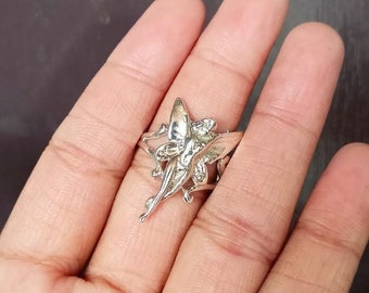 Sterling Silver Fairy Ring: 925 Faerie Design