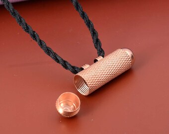 Amulet Box | Brass Prayer Box Necklace | Taweez India Locket