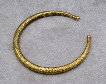 Brass Collar Necklace: Boho Choker for Women