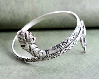 Snake Arm Bracelet for Women, Gothic Upper Arm Cuff with Snake Design, Arm Bracelet, Arm Ring Bracelet, Gothic Gift for Her