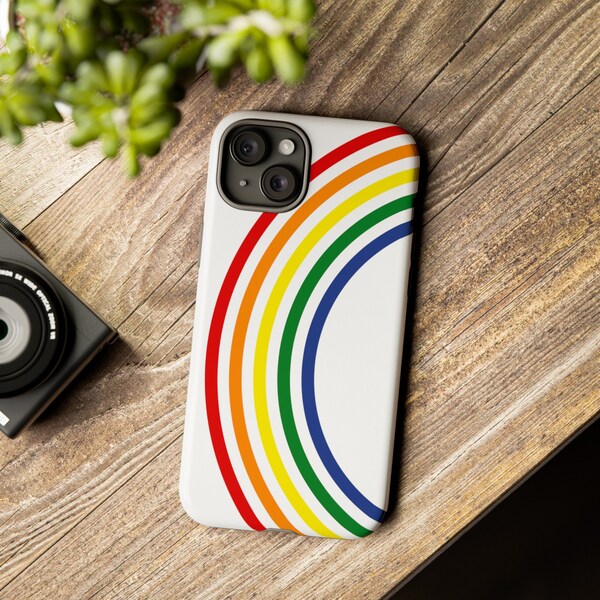 Gay Pride iPhone Case Subtle Pride Phone Case Queer Owned Shops Preppy Phone Case Summer Phone Case LGBTQ Owned Shops Pride Parade Outfit