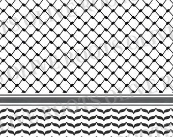 Keffiyah Pattern Download Kuffiyah, Instant Download