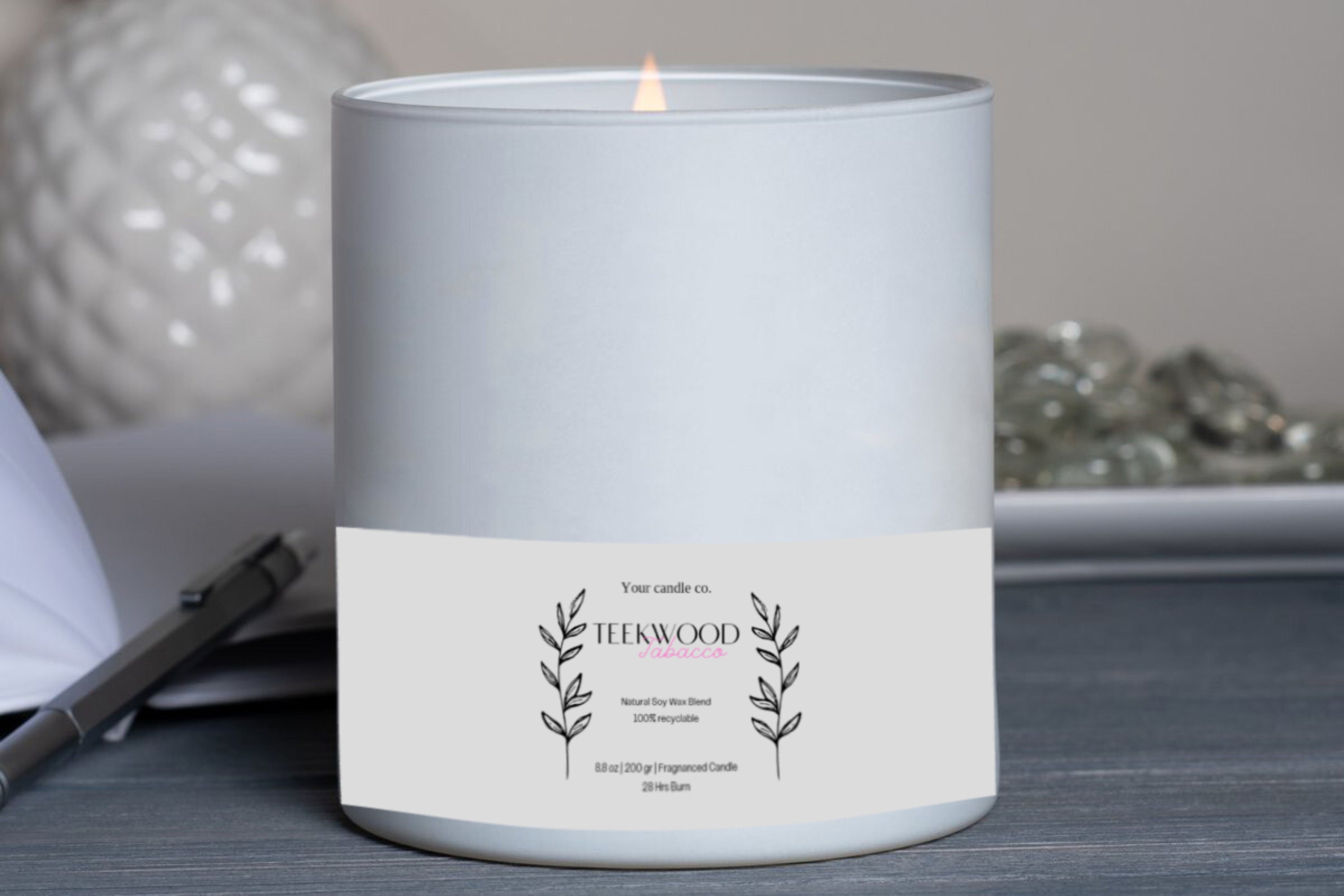 Printable Candle Templates Candle Labels Editable Labels Modern Printable Candle Templates Candle Labels Editable Labels Modern