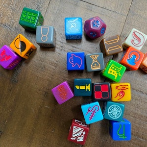 Juego de dados Oracle en bolsa