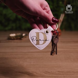 Portachiavi personalizzato, Portachiavi cuore con nome, Idee regalo für lei, regalo maestra, Mama, sorella, regalo nuova casa