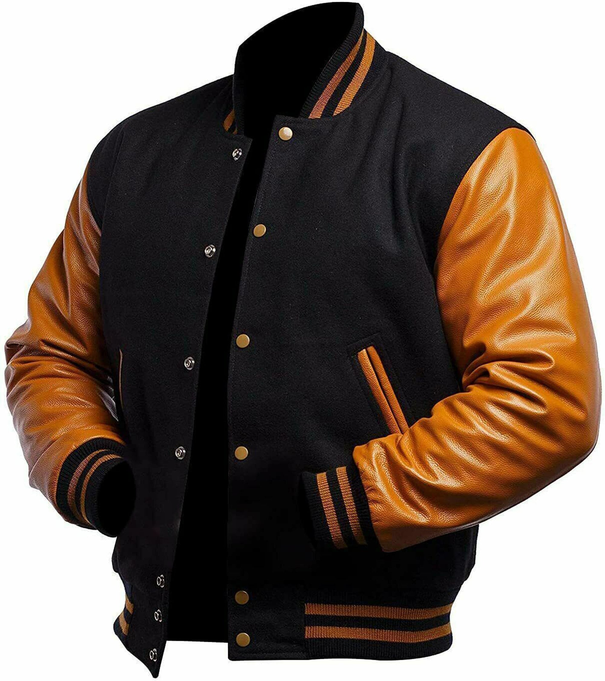 Varsity Jackets Leather Sleeves  Leather Letterman Jackets – MARA Leather