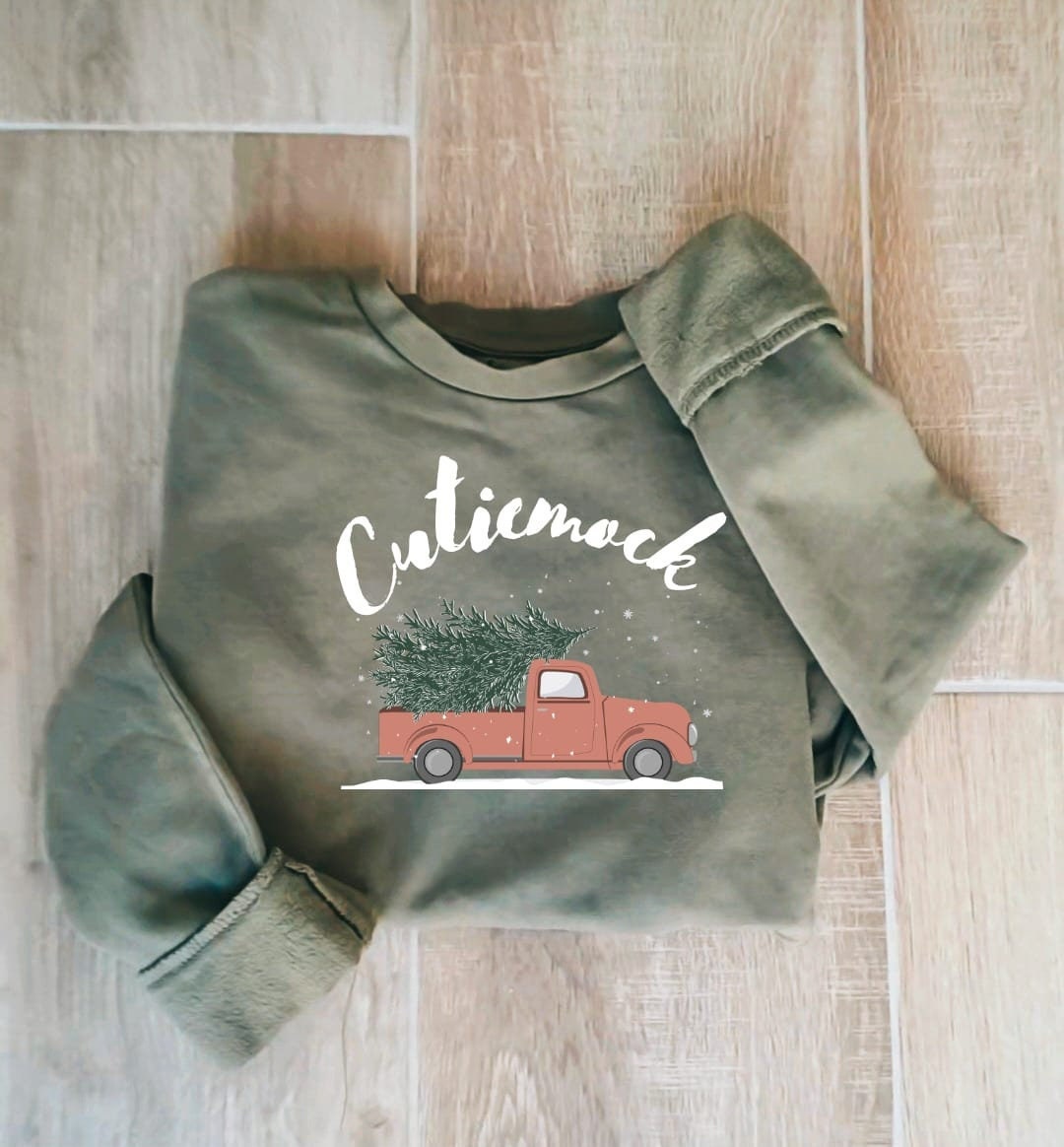 Military Green Sweatshirt Mockup Gildan 18000 Mockup Gildan Etsy