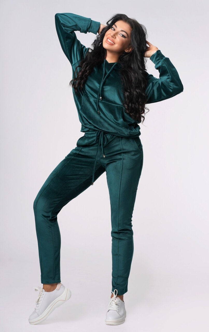 Hybrid Nylon Hooded Tracksuit - Luxury Green