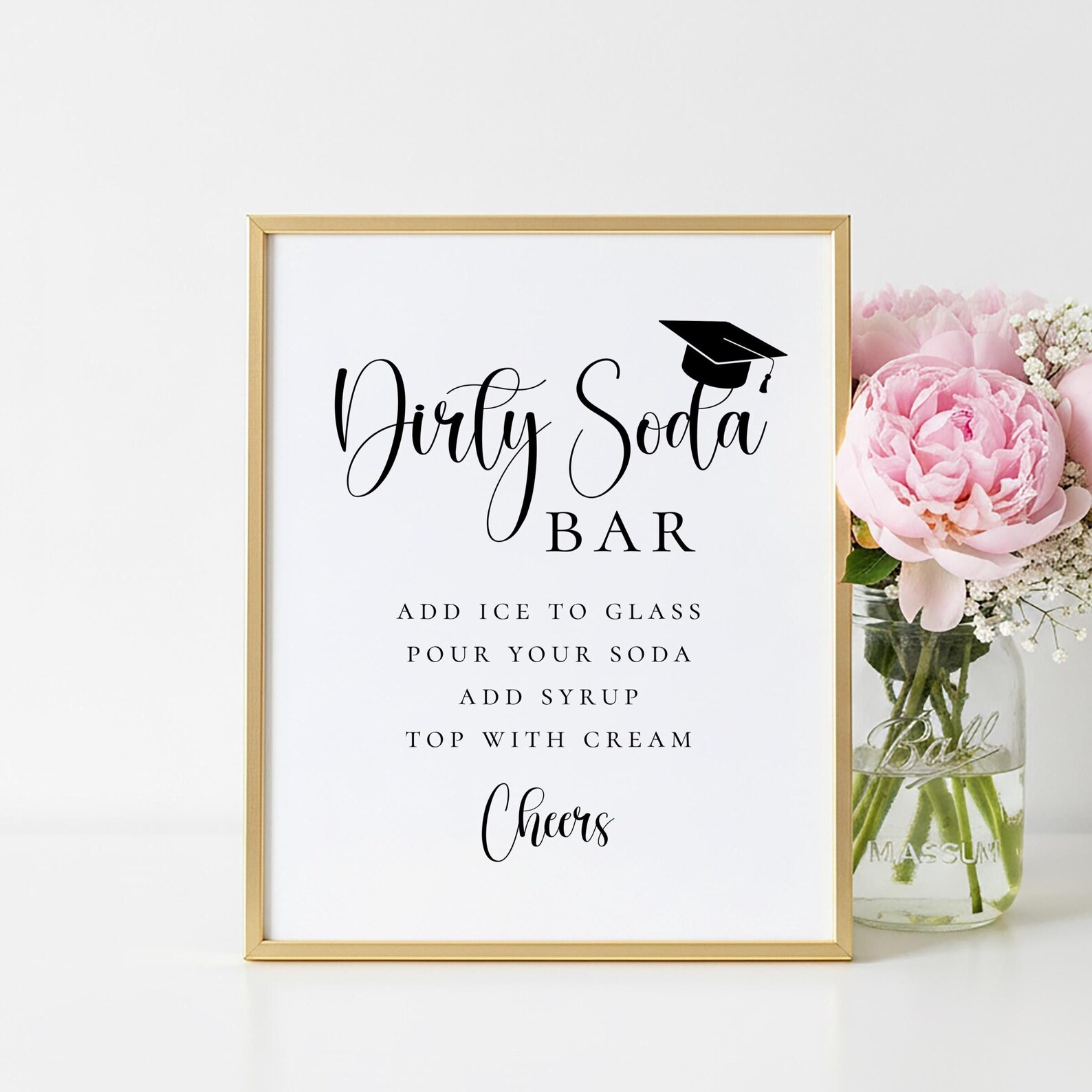 Sweet Success Graduate Sign | Dessert Bar or Sweets Favor Sign ...