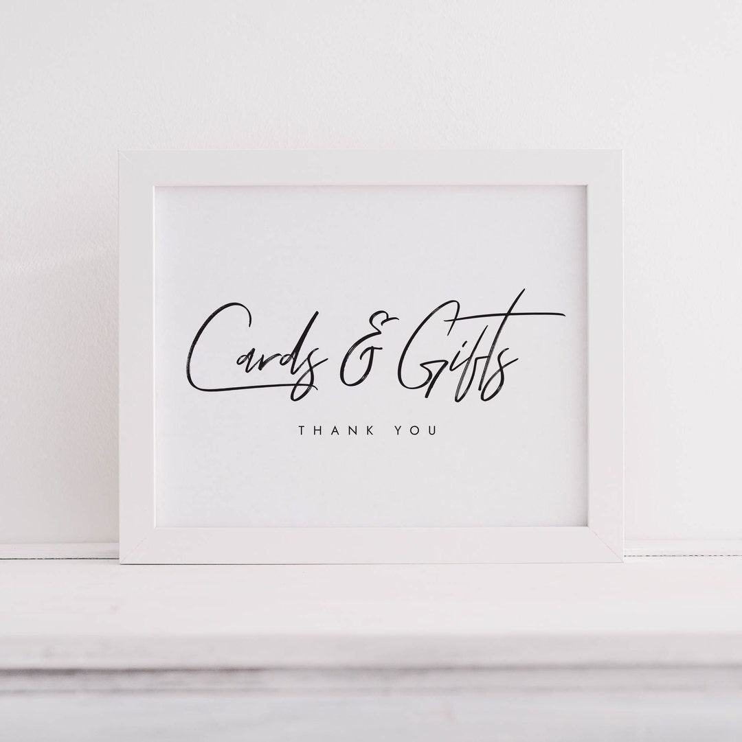 PRINTABLE Cards amp Gifts Sign Modern - Il 1080xN.5471709129 698a 