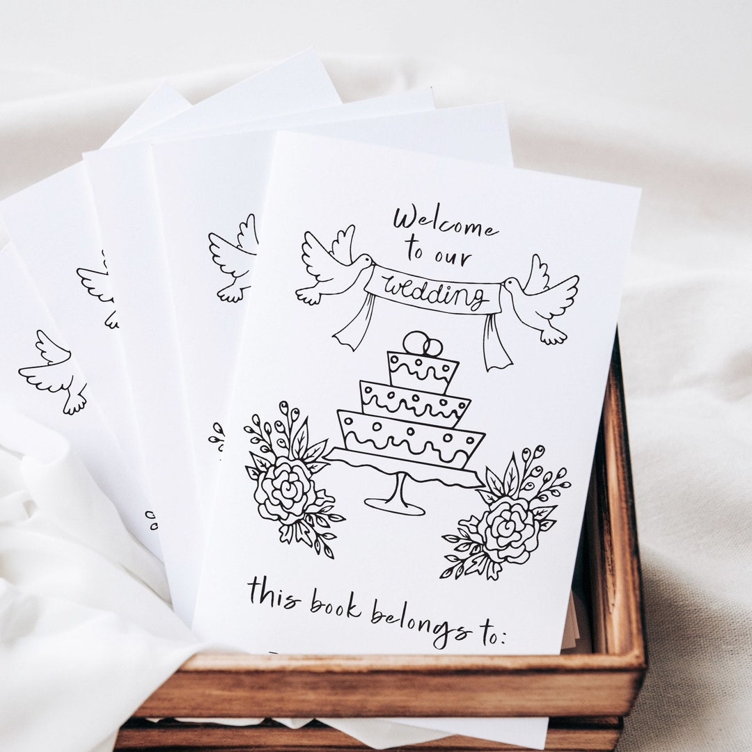 PRINTABLE Kids Wedding Activity Booklet, Reception, Fun, Children ...