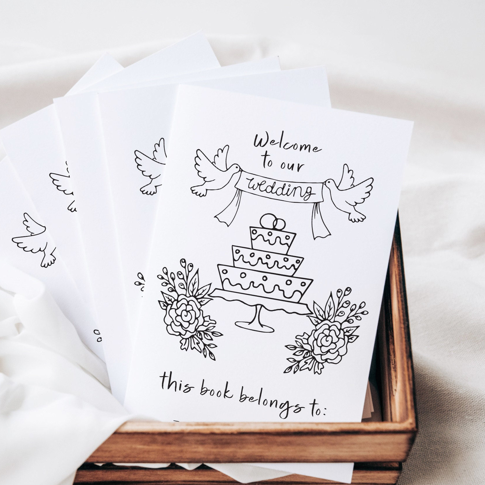 Printable Kids Wedding Booklet