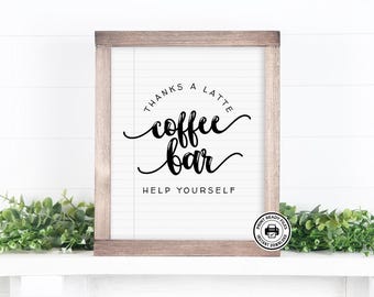 Tabliczka z napisem „Dziękuję za latte”, do druku z napisem „Powrót do szkoły”, do pokoju nauczycielskiego, nieedytowalna, 2 rozmiary